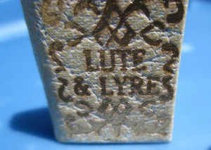 Artisan Miniature Book Miriam Owen Dollhouse Signed 1977 Lute & Lyres - Picture 1 of 20