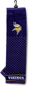 Minnesota Vikings NFL Embroidered Logo Towel Golf Club Cleaning Cloth 16 x 25"