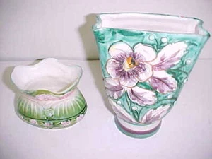 VINTAGE VASES (2) FOR ONE MONEY - Picture 1 of 8