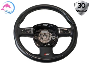 2008 - 2012 OEM AUDI A5 STEERING WHEEL W/ SWITCHES BLACK - Picture 1 of 6