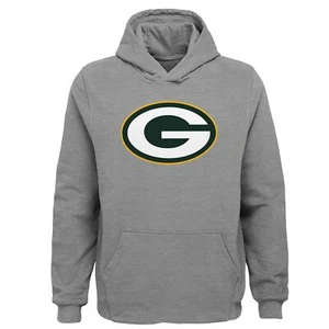 Sudadera con capucha polar Outerstuff NFL para jóvenes niños Green Bay Packers logotipo principal - Imagen 1 de 2