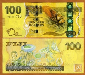 FIJI, 100 dollars, 2012 (2013), P-119b, UNC New Design, latest colorful issue - Picture 1 of 1
