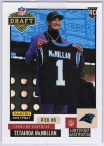 Tarjeta de novato Panini Instant Tetairoa McMillan NFL Draft Night LP 2025 S0398 - Imagen 1 de 2
