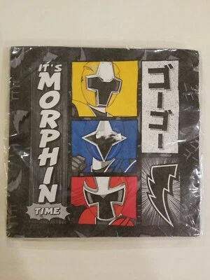Servilletas de almuerzo Power Rangers Ninja Steel 2017 suministros de fiesta 16 quilates artículos de diseño Foto 1 de 3