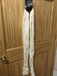 MIXIT WOMEN’S OBLONG SCARF -ONE SIZE - White 5-TW-71) - Picture 1 of 4