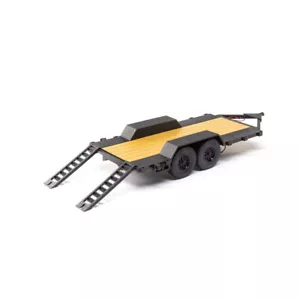 Remolque de plataforma plana para vehículos Axial AXI00009 SCX24 con luces traseras LED: 1/24 - Imagen 1 de 14