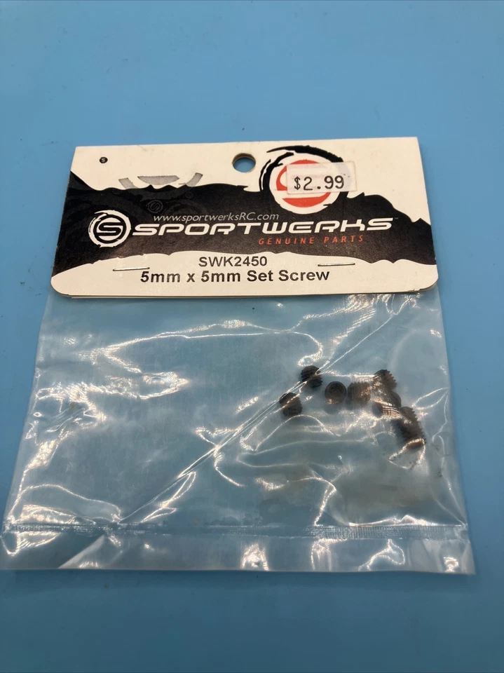 Conjunto de parafusos Sportwerks R/C SWK2450 5mm x 5mm (b17) - Imagem 1 de 1