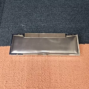 Scratched Lee Savage Negative Space Clutch Wallet Purse Silver Leather Black K7d - Picture 1 of 14