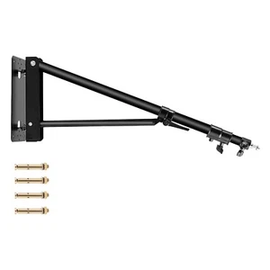 Selens 71" Wall Mount Bracket Triangle Boom Arm Studio Photography Light Stand - Picture 1 of 11