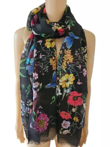 Made in Italy 100% Kaschmir Frühjahr Sommer Schal Tuch Dünn Leicht Damen Herren - Bild 1 von 4
