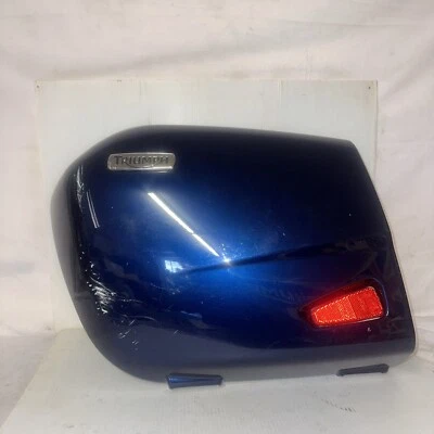 11-16 TRIUMPH TROPHY TAMPA ALFORJE ESQUERDO AZUL 2356017 ARRANHADO - Imagem 1 de 4