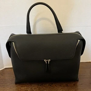Danielle Nicole Large Zip Pocket Leather Satchel - Picture 1 of 12