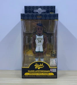 Funko Gold 5" NBA Giannis Antetokuonmpo Milwaukee Bucks (White Uni) Chase Excl. - Imagen 1 de 6