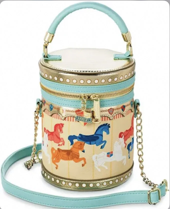 Disney Parks Loungefly Crossbody - King Arthur Carousel - With Tags