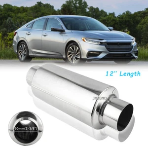 Resonador silenciador de escape de 2,5" tono profundo acero inoxidable para Honda Insight - Imagen 1 de 13