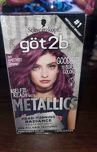 Color de cabello permanente Schwarzkopf Got2b Metallics - M69 amatista cromo - Imagen 1 de 7