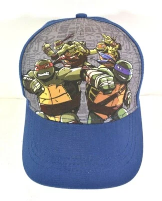Gorra Nickelodeon's TMNT Teenage Mutant Ninja Turtles Lucha Azul Juvenil Lg Foto 1 de 4