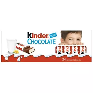 Chocolate Kinder | Chocolate 24 Barras | 10,5 Oz /300 Gr - Imagen 1 de 2