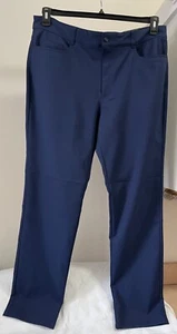 NWT Callaway Opti-Dri Men's Golf Dress Pants 38 Waist X 32 Inseam Blue Stretch - Picture 1 of 10