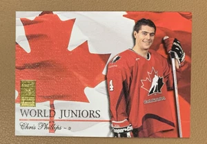 1995-96 Donruss Elite World Juniors Canada Rookie #7 Chris Phillips 727/1000 - Picture 1 of 2