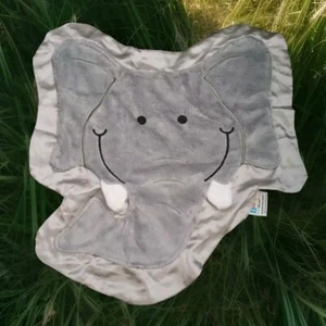 Manta de seguridad Rumble the Elephant 18x20 Happy Blankie satinada difícil de encontrar - Imagen 1 de 4