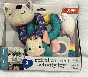 Infantino Go GaGa Espiral Asiento de Coche Actividad Juguete Rosa Zorro Asiento de Coche Juguete Unisex 0M+ - Imagen 1 de 7