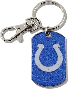 Indianapolis Colts 2" Glitter Key Ring – Licensed NFL Keychain - Picture 1 of 1