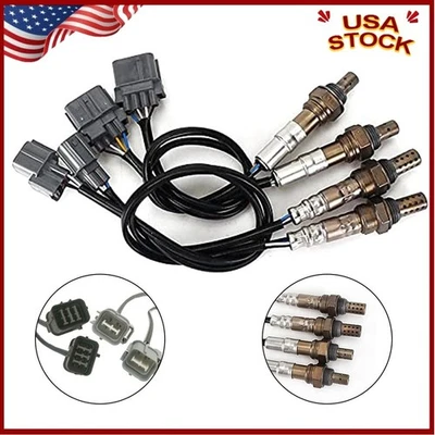 4X Oxygen Sensor Up+Down For Honda 2005-08 Pilot 2003-07 Accord 2005-06 Odyssey — 第 1/4 张图片