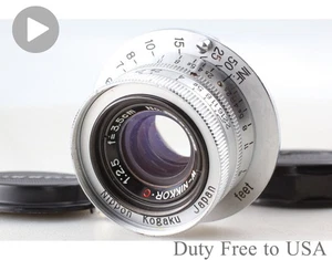 [Casi COMO NUEVO] Lente Nikon W-NIKKOR.C 3,5 cm 35 mm f2,5 L39 LTM para... - Imagen 1 de 10