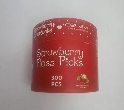 Celavi X Strawberry Shortcake 300 piezas selecciones de hilo dental - rosa y rojo Foto 1 de 4