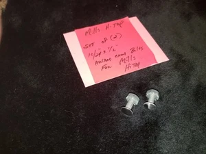 MILLS SET (2) 10/24 X 1/2" HI TOP Award Card Bolts HARDWARE A HI TOP AWARD CARD - Picture 1 of 3