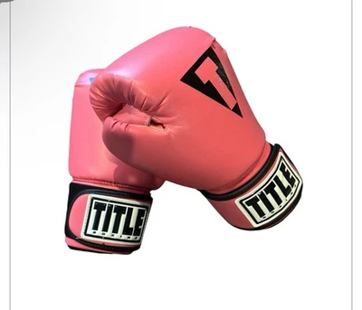 Guantes de boxeo para mujer Hot Pink Title, pequeños Foto 1 de 4