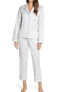 Ed Ellen Degeneres Signature Woven Pyjama Damen Größe Small - Nadelstreifen grau - Bild 1 von 1