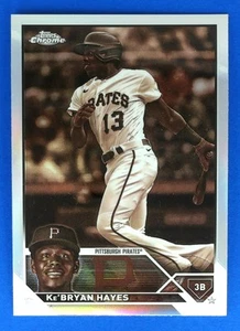 2023 Topps Chrome Ke'Bryan Hayes #137 BASEBALL CARD Pirates Sepia Refractors - Picture 1 of 2