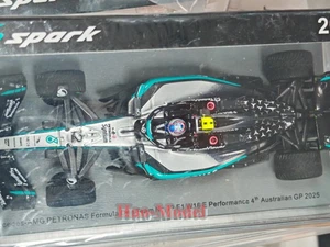 Spark 1/43 Benz w16 12# f1 2025 Resin Diecast Model Car Hobby adults Gift Silver - Picture 1 of 3