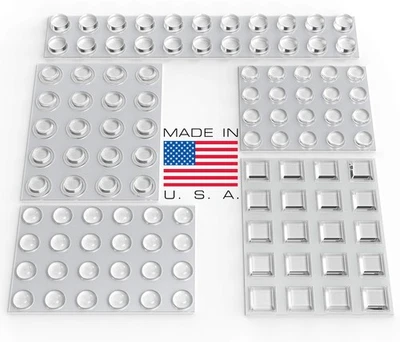 Clear Adhesive Bumper Pads 106-PC Combo Pack (Round, Spherical, Square) - Sou... - Image 1 of 4
