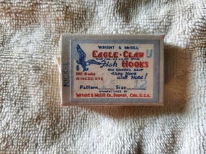 Wright & McGill Eagle Claw Nickel Größe 12 Muster 15 100 Haken in Box Fliegenhaken - Bild 1 von 5
