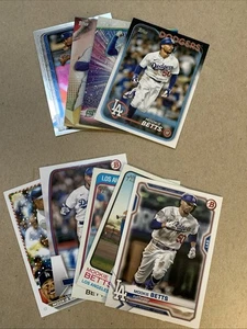 Mookie Betts lotto di nove carte MLB diverse Los Angeles Dodgers - Foto 1 di 19