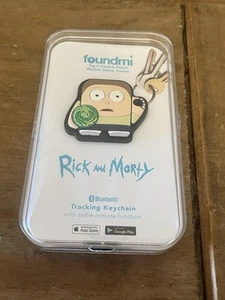 Foundmi Bluetooth Tracking Remote Keychain Rick and Morty Adult Swim Apple - Zdjęcie 1 z 22