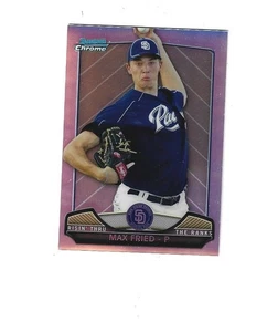 2013 Bowman Chrome Rising Through the Ranks Mini #MFR Max Fried SAN DIEGO PADRES - Picture 1 of 2