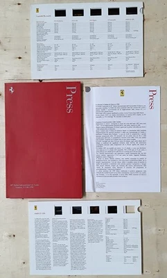 FERRARI Cart STAMPA Salone di GINEVRA 1998 Ferrari 456M GT-GTA + F 355 + 550 Mar - Immagine 1 di 4