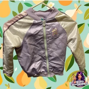 365 Kids from Garanimals Girls Bomber Jacket - Embroidered Unicorn - Size: 6 - Picture 1 of 1