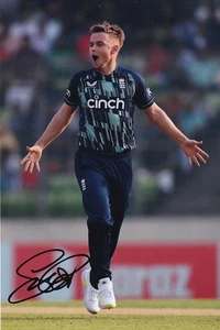 Cricket -Sam Curran - Hand Signed 12x8 Inch Photograph - England - COA - Picture 1 of 1