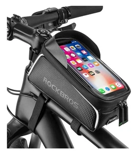 ROCKBROS Bolsa de Marco Frontal para Teléfono Bicicleta/Bicicleta Bolsa de Tubo Impermeable, Bolsa de Ciclismo. - Imagen 1 de 1