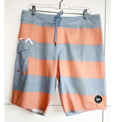 Board Shorts RVCA Talla 34 Gris Naranja Foto 1 de 4