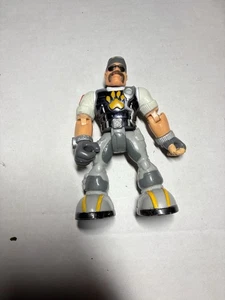 Modellino vintage 1999 Rescue Heroes Bill Barker cane salvataggio Mattel - Foto 1 di 2