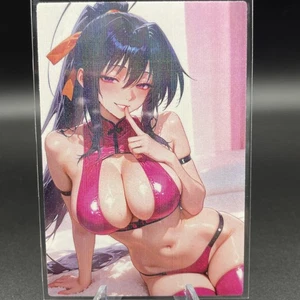 Akeno Himejima Anime Waifu Card Doujin ACG Goddess Holo - Picture 1 of 4