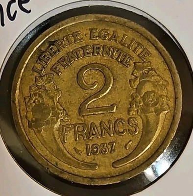 1937 France 2 Francs - Image 1 of 2