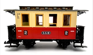 LGB 3011 G Scale 2nd Class Red & Cream Passenger Coach Car - Picture 1 of 10