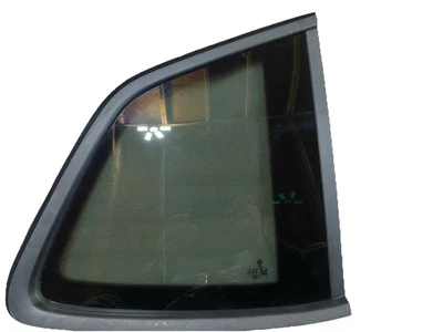 2018-2023 Volkswagen Tiguan Rear Passenger Quarter Window Glass - Black Trim - Image 1 of 4